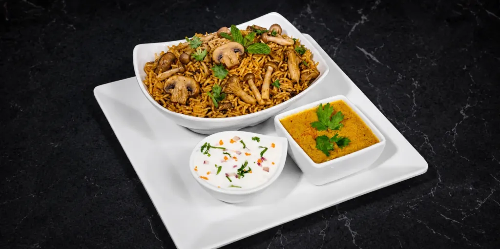 Best Mushroom Biryani in Illinois